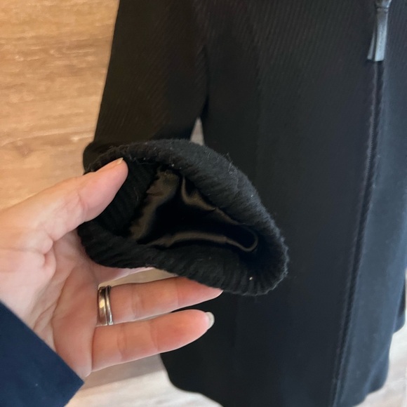 MACKAGE Black wool Sunsk Coat Sz small hood excellent winter jacket - Picture 4 of 16